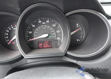 2013 Kia Rio Lx из США, поврежденный, VIN KNADM4A34D6215421